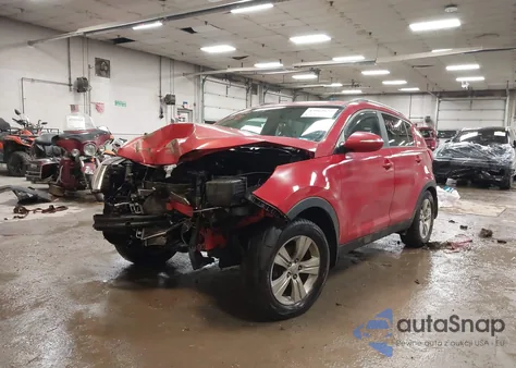 2011 Kia Sportage Lx from USA, damaged, VIN KNDPBCA27B7027071